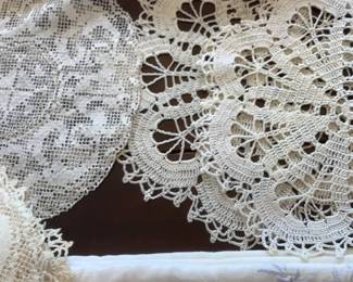 Crochet doilies