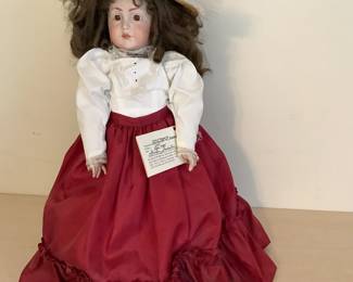 Limited Edition porcelain doll of only 50 made, signed