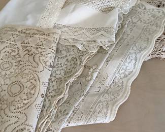 Linens, Lace, Embroidery