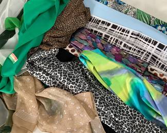 Huge lot of ladies scarves and ties