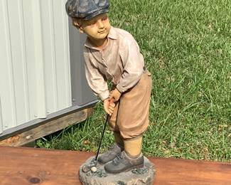 Dapper Golfer Statue