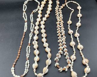 Shell necklaces