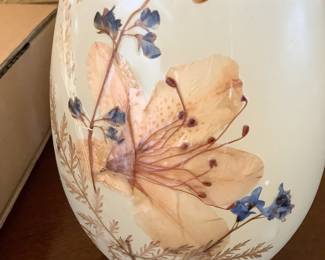 Dried flower candles