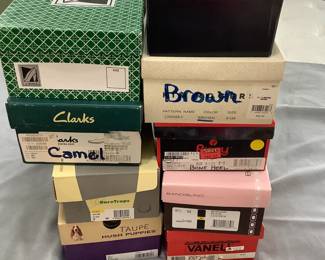 Shoes with boxes