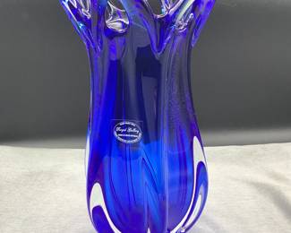 Czech Art Glass Vase