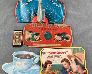 Sewing Ephemera- needle cases