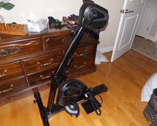 Exercise bike you use with your chair