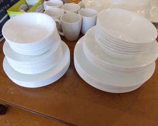 Corelle White Dishes