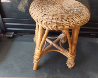 Wicker stool