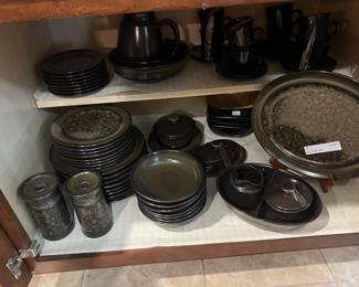 Set of china, in the kitchen