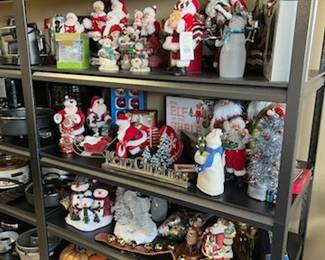 Christmas in garage
