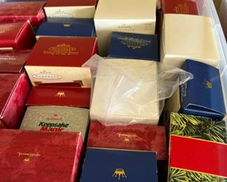 More Hallmark ornaments, boxed
