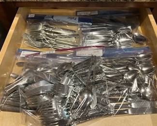 Silverware in the kitchen