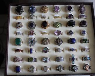 Sterling silver rings