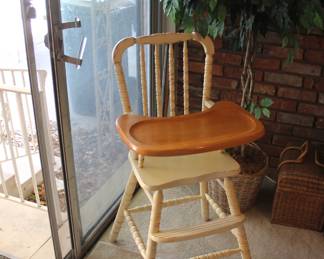 Vintage highchair