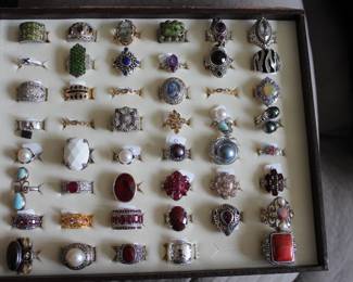 Sterling silver rings