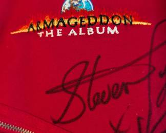 SIGNED AEROSMITH jumpsuit from the Armageddon Movie and Soundtrack