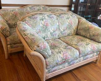 Patio Sofa w/Matching Loveseat
