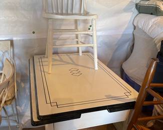 Enamel Top Table