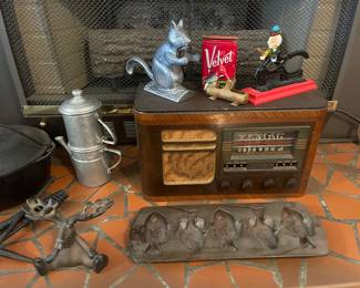 Antique Radio/Cast Iron