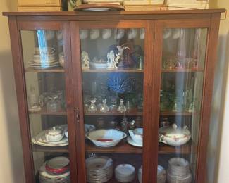 Antique China Cabinet
Several Sets of Dinnerware