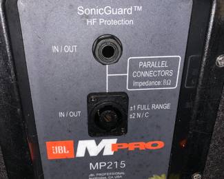 JBL MPRO MP215  SONIC GUARD