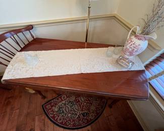 DOUBLE SIDED DROP LEAF TABLE