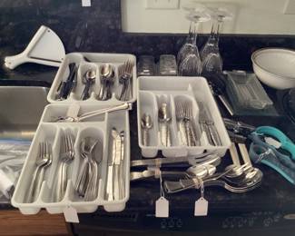 Lots of flatware to choose from