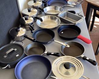 Lots of pots and pans to choose from