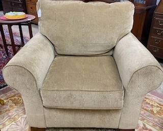 Beige Upholstered Chair