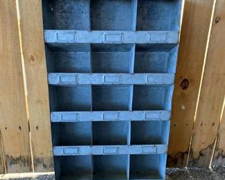 119 - Metal Storage Bin - 26" x 15" x 4"
