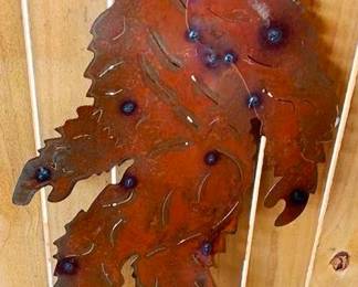 72 - Metal Bigfoot - 40" Tall
