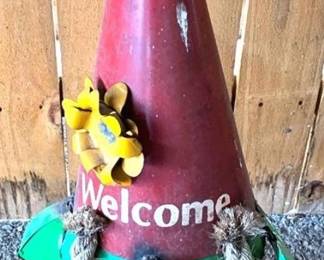 98 - Metal Gnome - 26" x 10" x 10"
