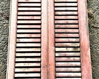 191 - Wood Shutter - 36" x 19"
