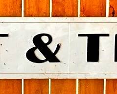 18 - Metal Meat & Three Sign - 10" x 60"
