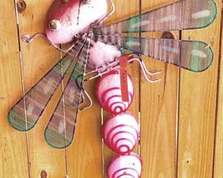 43 - Metal Dragonfly - 28" x 24"
