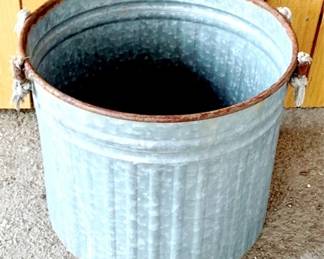 206 - Metal Bucket - 15" x 12"
