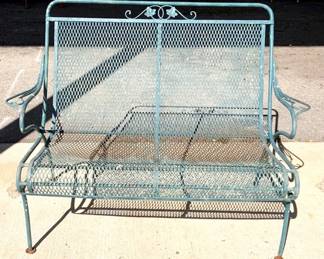 265 - Metal Bench - 35" x 46" x 27"
