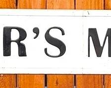 59 - Metal Farmer's Market Sign - 9" x 60"
