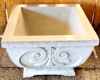 161 - Concrete Planter - 14" x 14" x 10"
