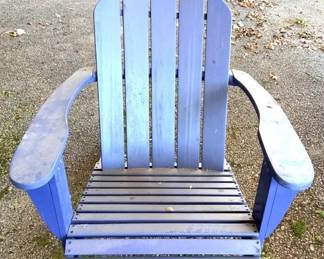 274 - Outdoor Wood Chair - 32" x 25" x 28"
