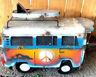 85 - Metal VW Bus - 18" x 8" x 14"
