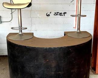 223 - 3 Piece Bar Set Bar - 68" x 40" x 42" Chairs - 16" x 16" (Height is Adjustable)
