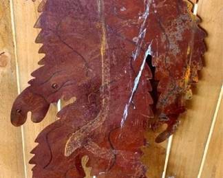 73 - Metal Bigfoot - 40" Tall
