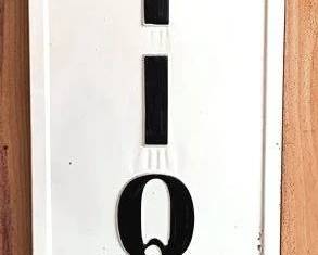 38 - Metal Antiques Sign - 48" x 12"
