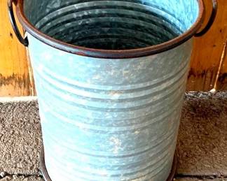 99 - Metal Bucket - 13" x 17"
