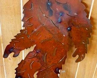 71 - Metal Bigfoot - 40" Tall
