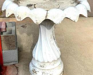 183 - Concrete Bird Bath - 32" x 34"
