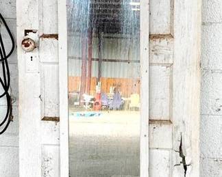 188 - Wood Door with Mirror Front - 68" x 30"
