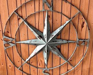 200 - Metal Compass Star - 43" Round
